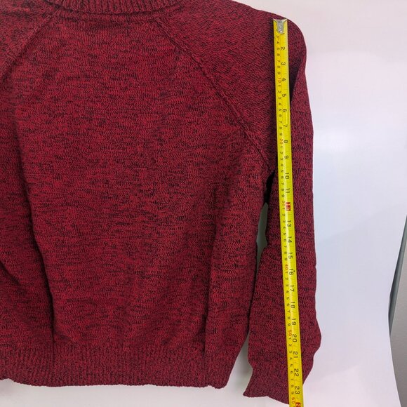 NEW Karen Scott Jersey sweater Turtle Neck -size XL -Color new red amore - Picture 8 of 9
